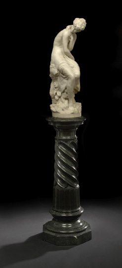Italian Carrara Marble Figure of