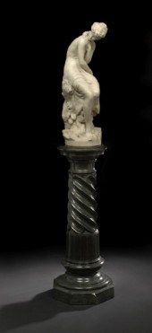 Italian Carrara Marble Figure