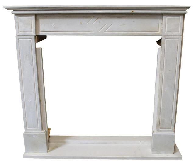 ITALIAN CARRARA MARBLE FIREPLACE