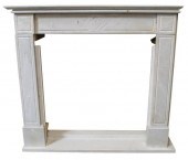 ITALIAN CARRARA MARBLE FIREPLA