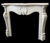 ITALIAN CARRARA MARBLE MANTEL