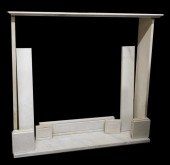 ITALIAN CARRARA MARBLE MANTEL