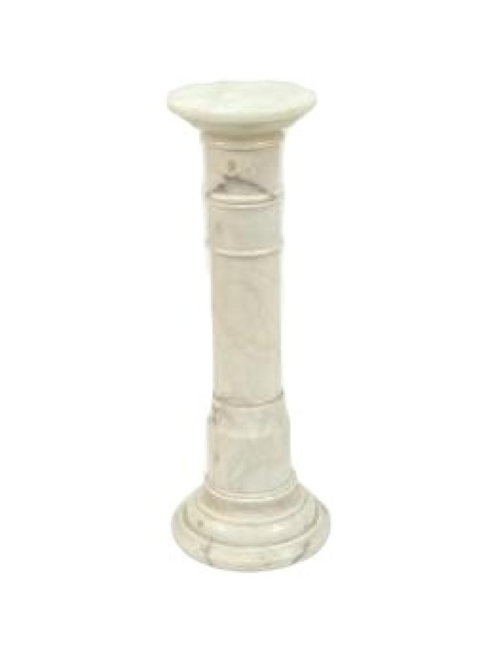 ITALIAN CARRARA MARBLE PEDESTAL