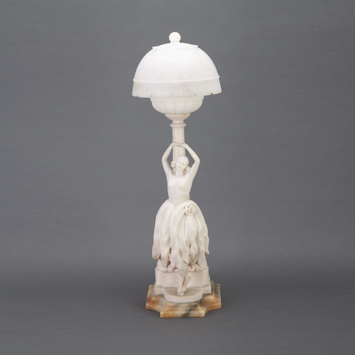 Italian Carved Alabaster Figural