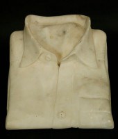 ITALIAN CARVED ALABASTER FOLDE