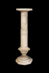 ITALIAN CARVED ALABASTER TWIST