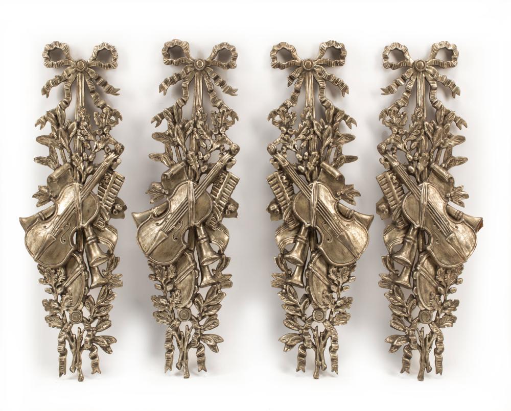 ITALIAN CARVED AND ARGENTE WOOD