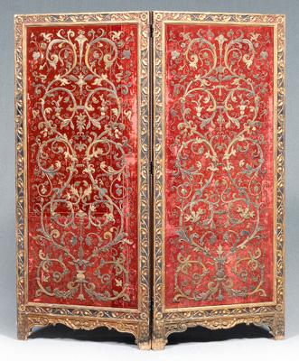 Italian carved and gilt room