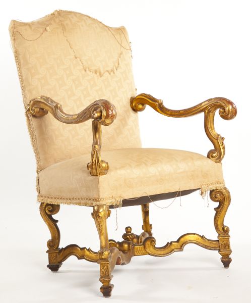 Italian Carved and Gilt Wood Open