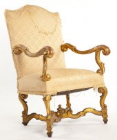 Italian Carved and Gilt Wood O