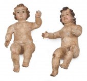 ITALIAN CARVED AND POLYCHROMED