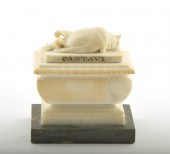Italian carved Carrara marble