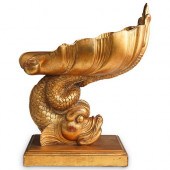 ITALIAN CARVED DOLPHIN SHELL C