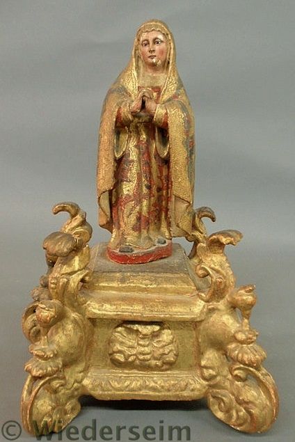 Italian carved figure of the