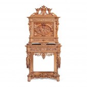 ITALIAN CARVED FRUITWOOD RENAI