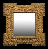 Italian Carved Giltwood Earred