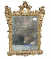 ITALIAN CARVED GILTWOOD FRAMED