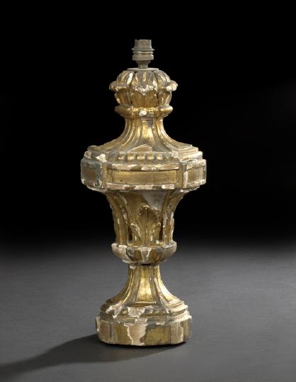 Italian Carved Giltwood Garniture