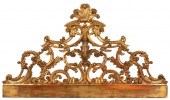 ITALIAN CARVED GILTWOOD HEADBO