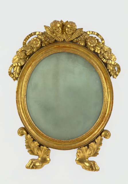 Italian Carved Giltwood Looking