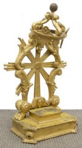ITALIAN CARVED GILTWOOD RELIGI