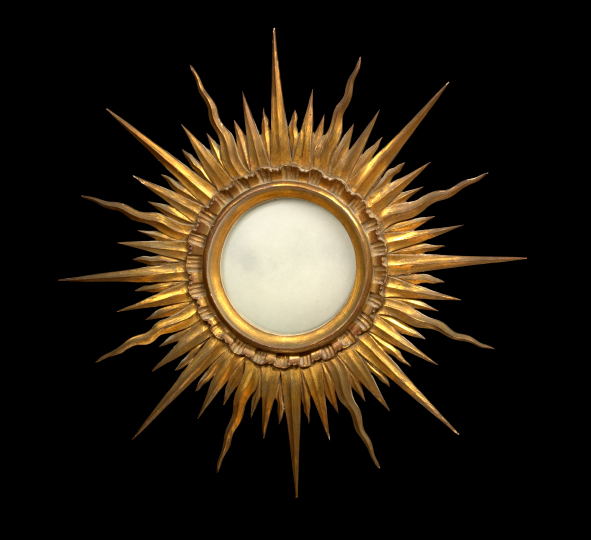 Italian Carved Giltwood Sunburst