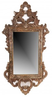 ITALIAN CARVED GILTWOOD WALL M