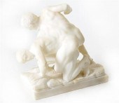 Italian carved marble sculptur