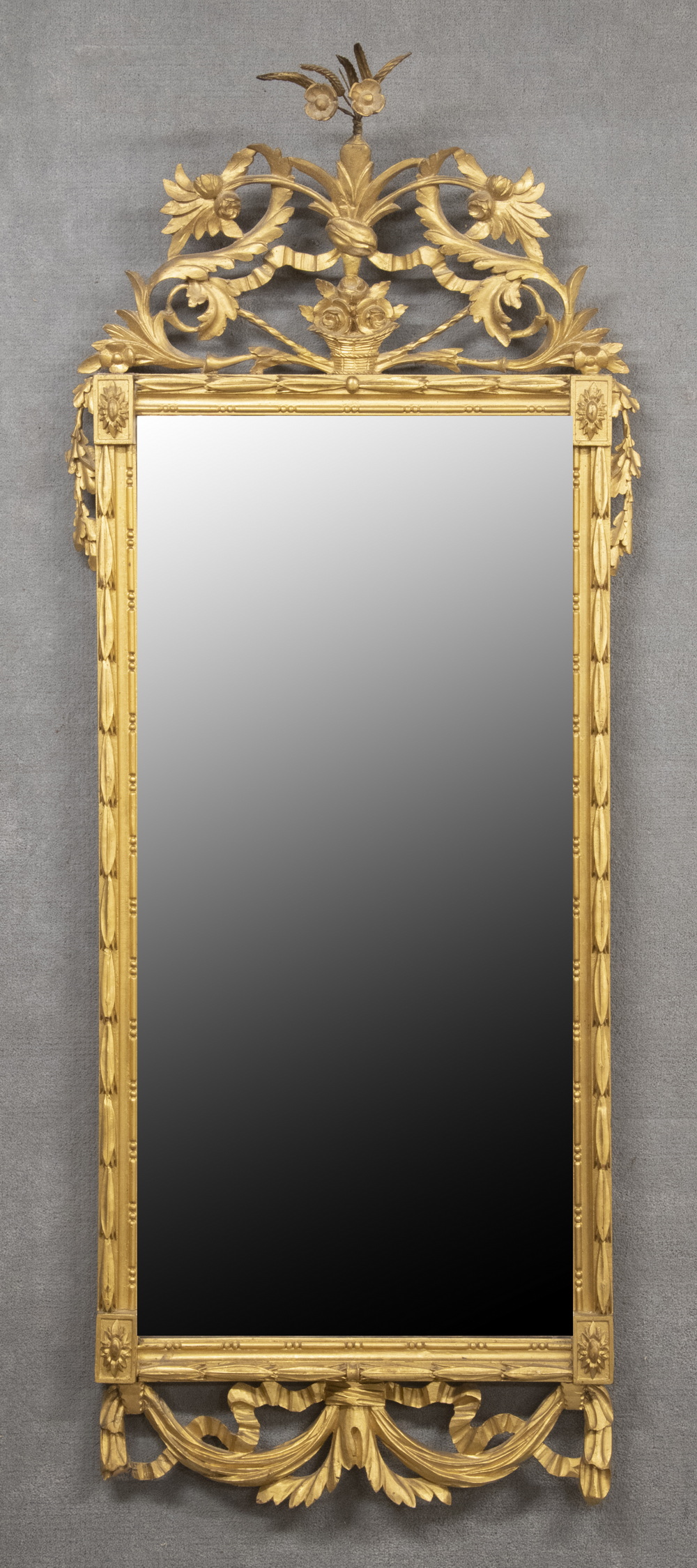 ITALIAN CARVED MIRROR 18th c.