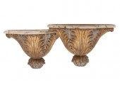 ITALIAN CARVED, PAINTED FAUX M