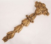 Italian carved plaster gilt wa