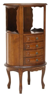 ITALIAN CARVED WALNUT 4-DRAWER
