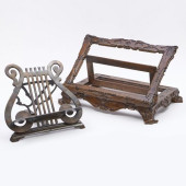 ITALIAN CARVED WALNUT AND PARC