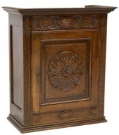 ITALIAN CARVED WALNUT CABINETI