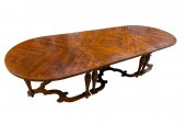 ITALIAN CARVED WALNUT THREE-PA