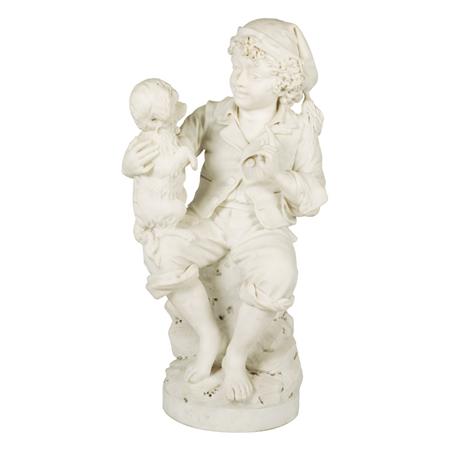 Italian Carved White Marble