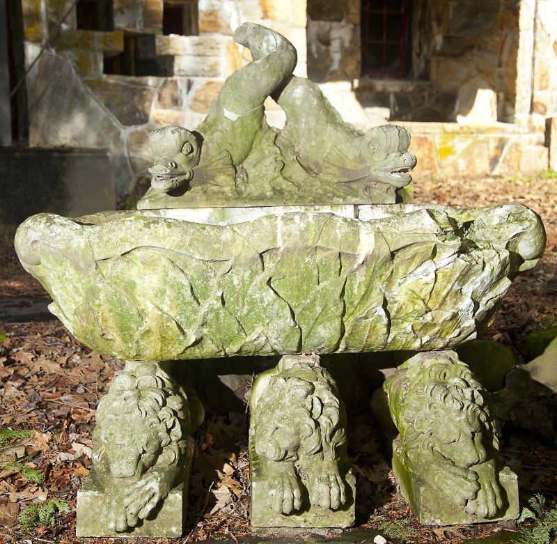 Italian Carved White Stone