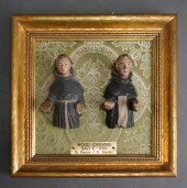 ITALIAN CARVED WOOD FIGURES OF