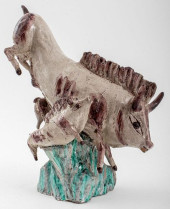 ITALIAN CERAMIC BOAR FIGURAL G