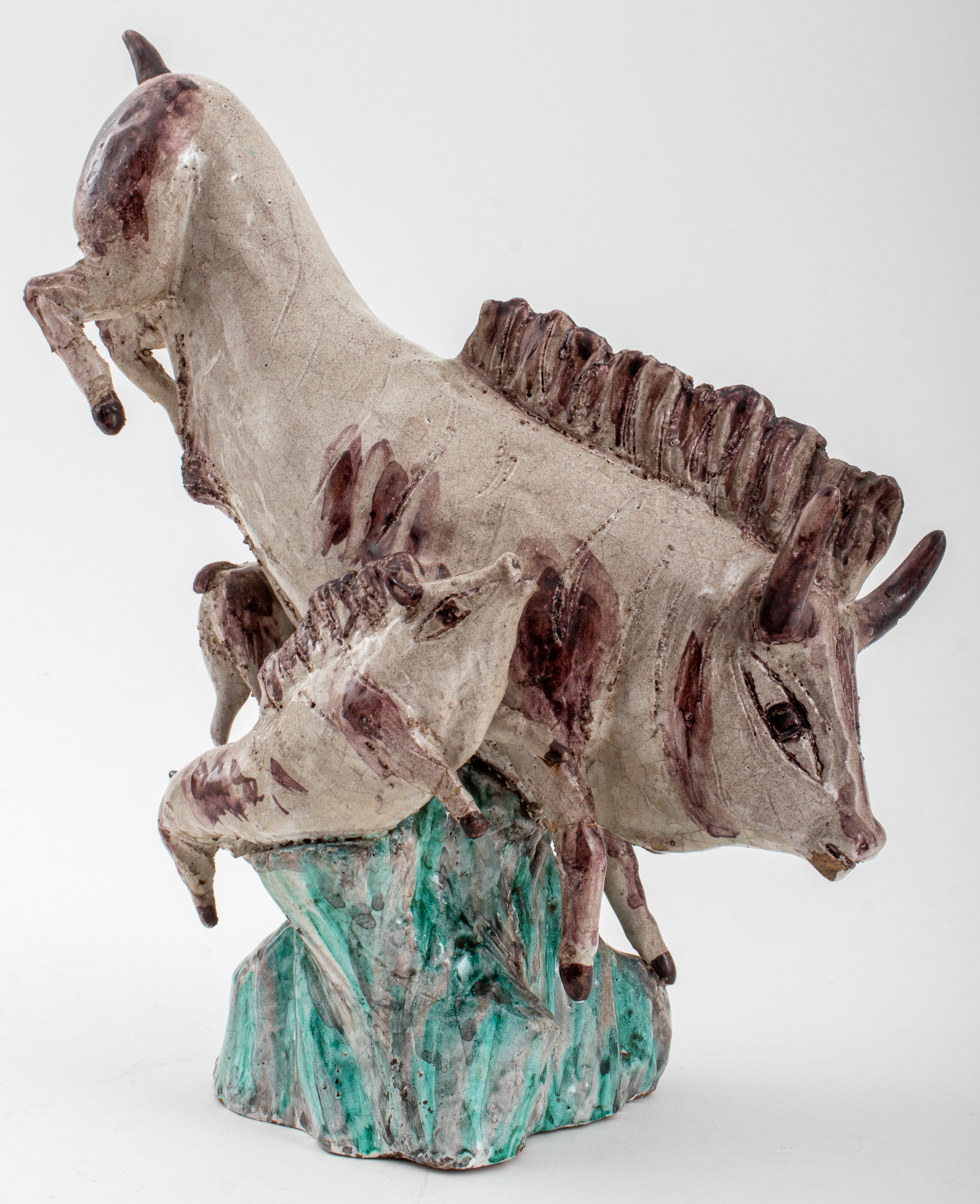 ITALIAN CERAMIC BOAR FIGURAL