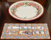 ITALIAN CERAMIC CHARGER AND CO