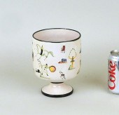 ITALIAN CERAMIC CIRCUS VASE, P
