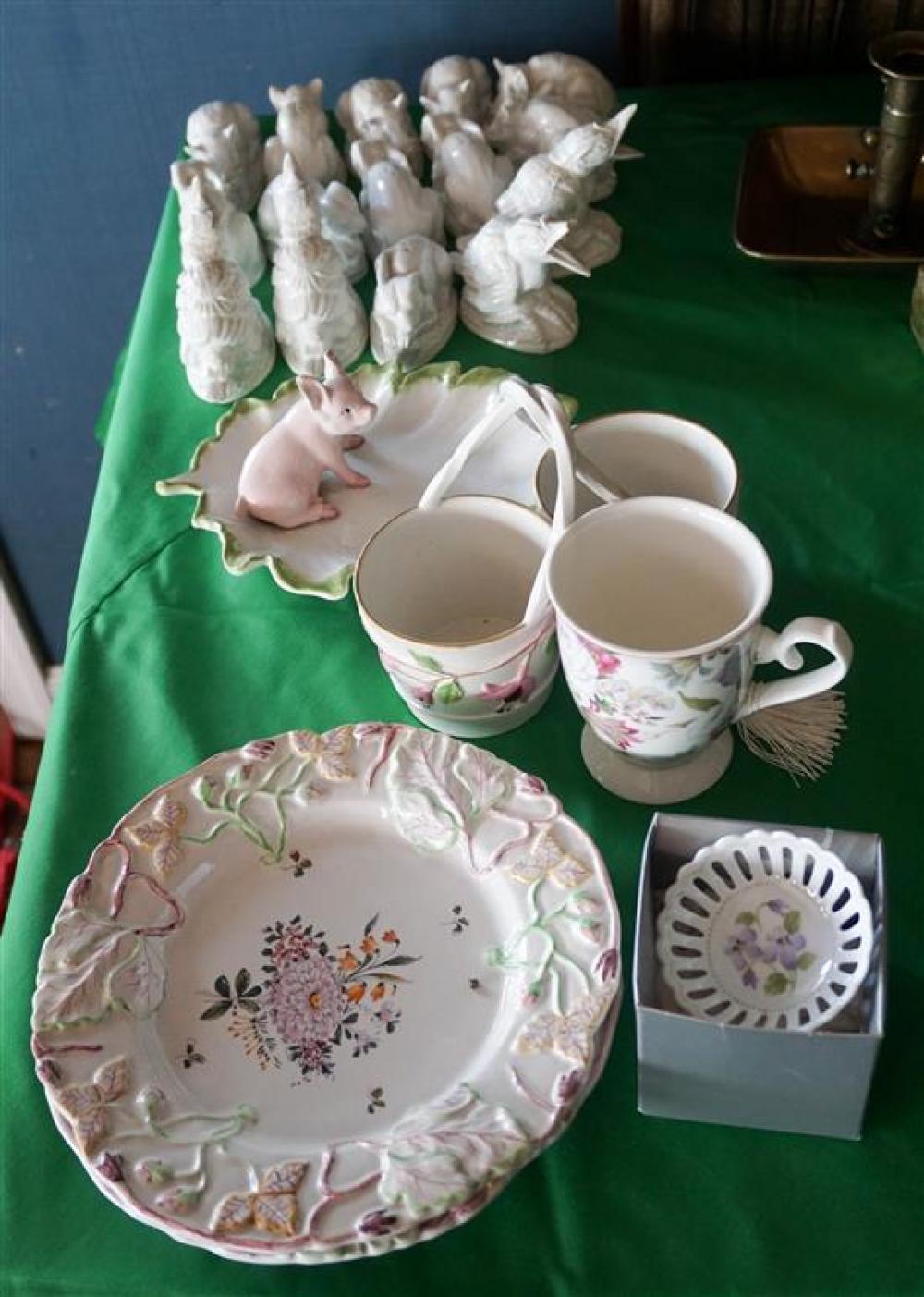 ITALIAN CERAMIC SALT AND PEPPER AND