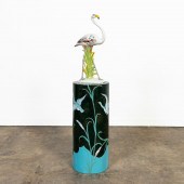 ITALIAN CERAMIC WATER BIRD & P