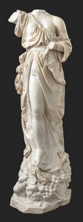 ITALIAN "CERES" MARBLE SCULPTU