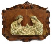 ITALIAN CHALKWARE RELIEF HOLY