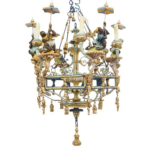 ITALIAN CHINOISERIE FIGURAL