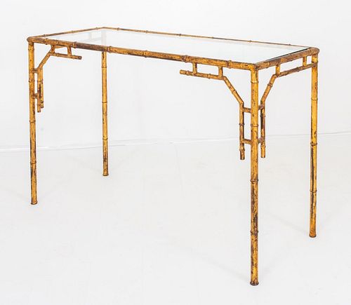 ITALIAN CHINOISERIE GILT METAL