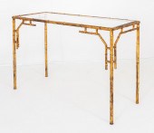 ITALIAN CHINOISERIE GILT METAL