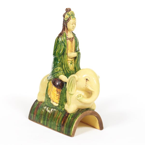 ITALIAN CHINOISERIE SANCAI GLAZED